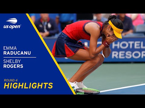 Emma Raducanu vs Shelby Rogers Highlights, 2021 US Open Round