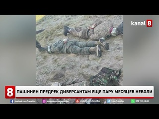 Пашинян предрек диверсантам еще пару месяцев неволи