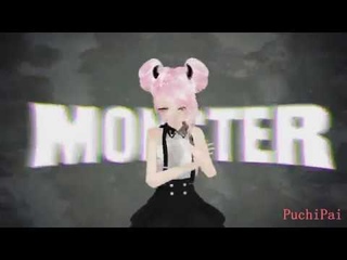 MMD Vocaloid MONSTER - Short Meme Luka
