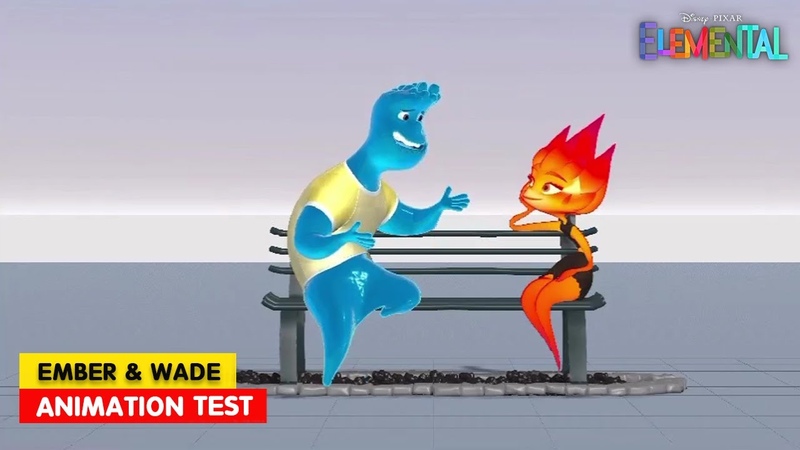 Elemental, Ember and Wade Animation Test, Animation Breakdowns, 3 D Animation