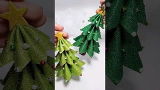 lindos arbolitos de foami o goma Eva #arts #diy #adornos #christmas #manualidades #craft #navidad