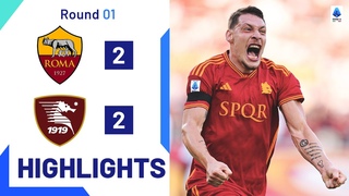 Roma 2-2 Salernitana | Belotti and Candreva Grab Braces | Goals & Highlights | Serie A 2023/24