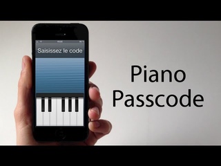 Piano Passcode: музыкальный экран блокировки для iOS [видео]