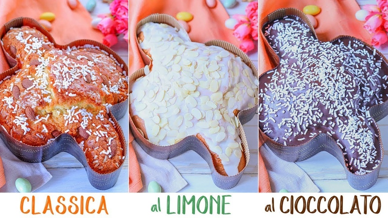 COLOMBA DI PASQUA Casalinga Ricetta Veloce di Benedetta in 3 Versioni Mandorle Limone