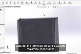 High Voltage Capacitor Design on COMSOL