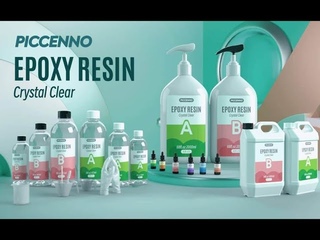 Piccenno Crystal Clear Epoxy Resin Kit