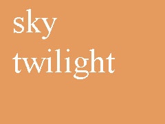 sky twilight