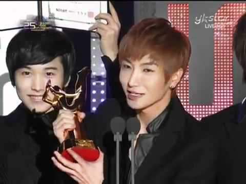 HQ 101209 Super Junior win Asian Popularity Award 2010 Golden Disk
