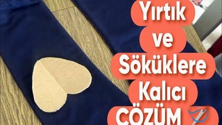 Yırtık ve söküklere kalıcı çözüm! Evde  pratik dikiş uygulaması