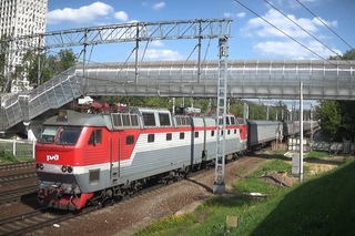 Электровоз ЧС7-269 с поездом №043 (Хабаровск - Москва)