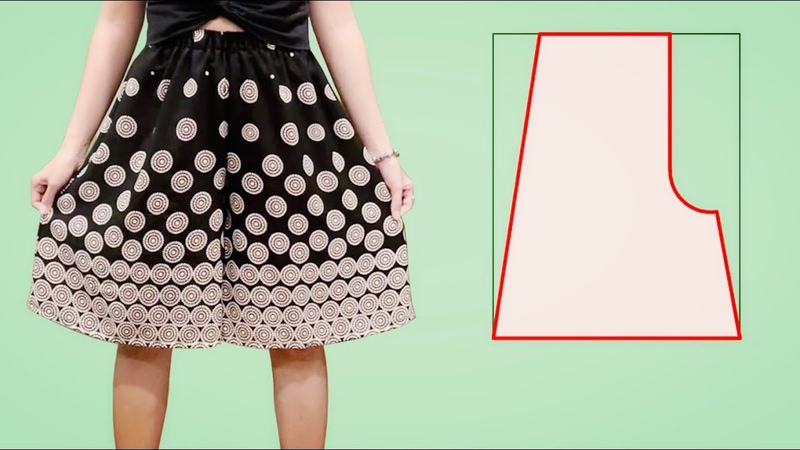How to make a short culottes trousers, DIY shorts, skirt pants, short Palazzo