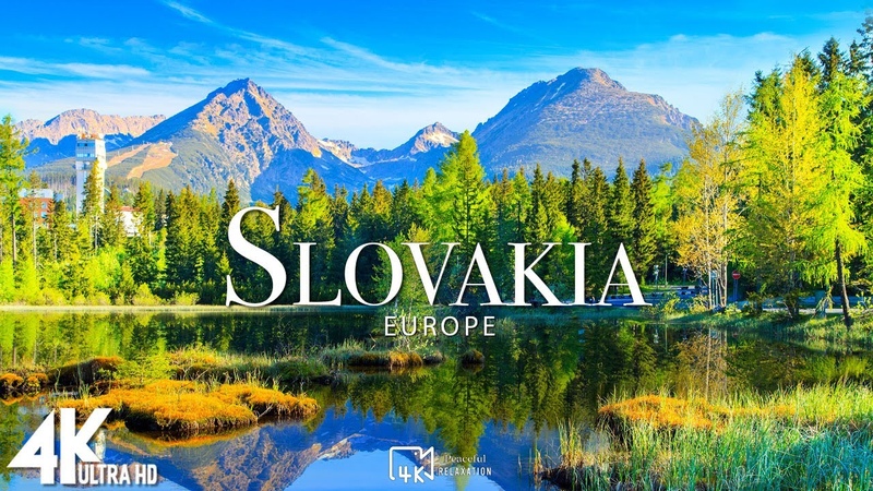 FLYING OVER SLOVAKIA 4 K UHD Relaxing Music Along With Beautiful Nature Videos 4 K UHD