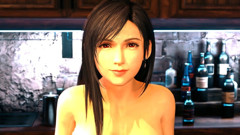 N, DEMOD おっぱいが丸見え ティファ 状態に ff7 remake gameplay mod , ff7 リメイク