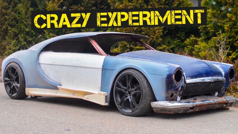 Full 365 days in 48 min. Crazy experiment Vintage car + Bugatti. BIG part 1.