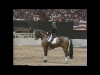 Dr Reiner Klimke riding Ahlerich - New York