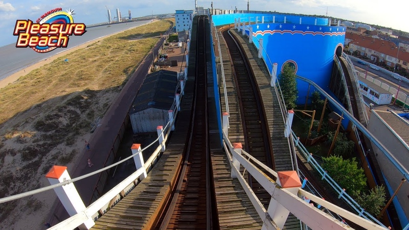 Roller Coaster On Ride POV 4 K, Great Yarmouth Pleasure Beach