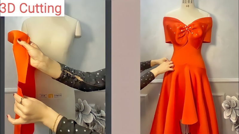 Thiết kế váy đầm nâng cao bằng phương pháp Drapping, Rập 3 D, 3 D Cutting, TR Cutting,