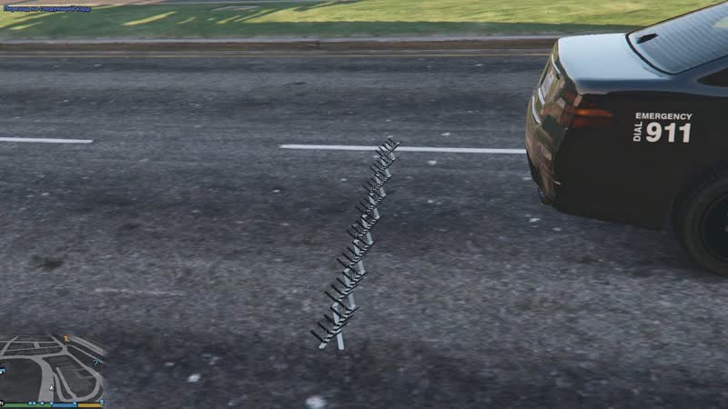 GTA 5 Mod Drop Spikes Mod ( Spikes on the