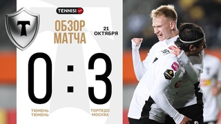 #ТюменьТОРПЕДО (0-3) | Обзор Матча.