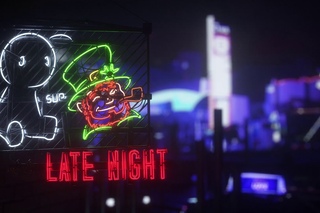 Late Night (with Cry and Russ) Neon Idle Animation