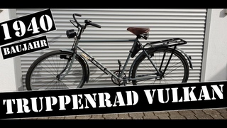 Truppenrad Vulkan Baujahr 1940 | Oldtimer Fahrrad der Wehrmacht | Fahrrad Restaurierung
