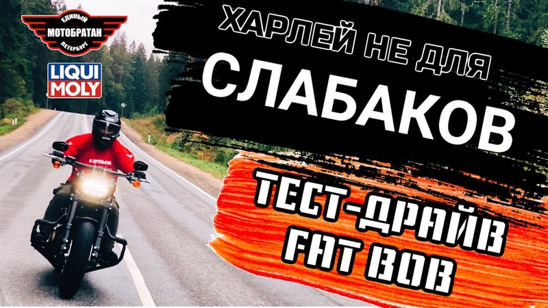 Харлей не для слабаков. Тест драйв Harley Davidson FAT