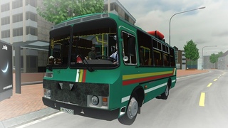 ПАЗ 32054 с бензиновым двигателем и ГБО Proton Bus Simulator