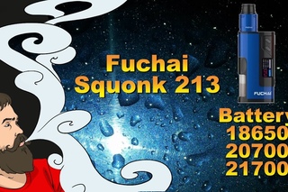 Vape обзор №211. Sigelei Fuchai squonk 213W 186502070021700