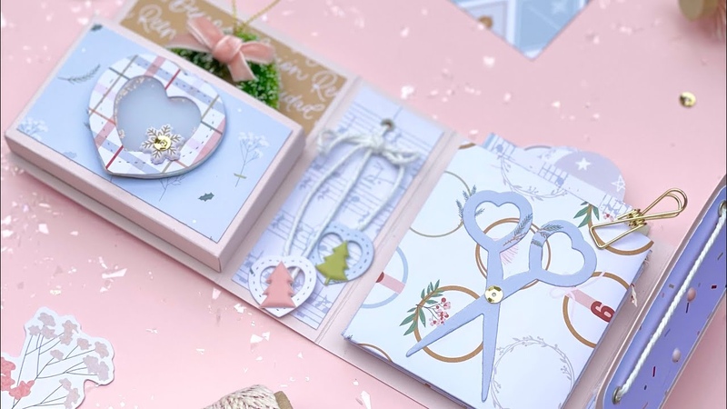 Mini Embellishment Album Treat Holder 12 Days of Day 7 Scrap