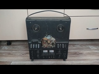 Катушечный магнитофон НОТА 203-1 стерео, разборка. Обзор, содержание драгметаллов.