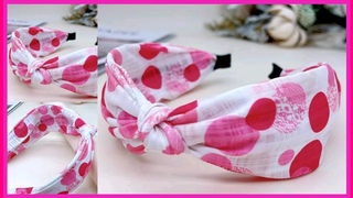✔Diadema de Tela/Cómo hacer Diadema/Tiara de Tela/Diy  Headband/Accesorio para cabello