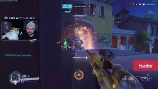 WHY ML7 IS THE RANK 1 ANA GOD - GAMEPLAY OVERWATCH SEASON 24 TOP 500