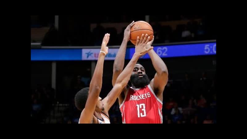 The Houston Rockets Rain Down 24 Threes Against The Thunder , October 3rd,