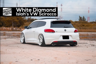 White Diamond | Islah's Bagged Volkswagen MK3 Scirocco | Dynamic Motion Media//Slammedenuff