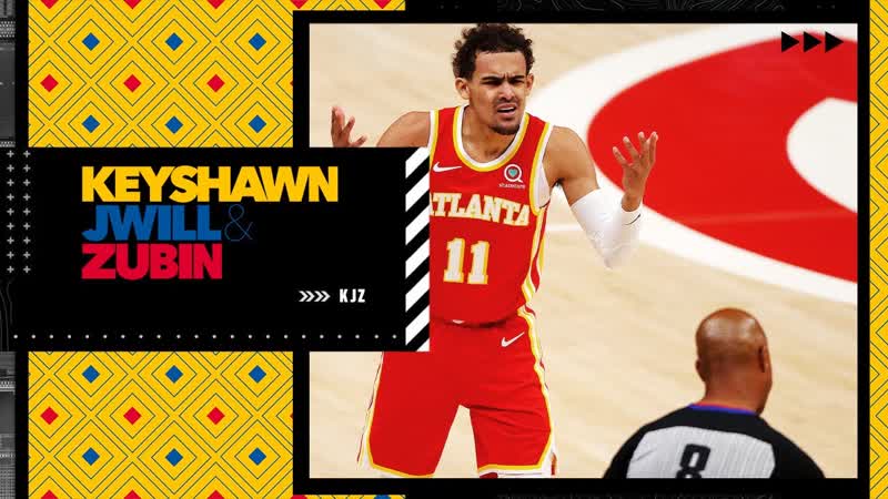 The Hawks offense sputtered out after Trae Young stepped on a referees foot JWill,