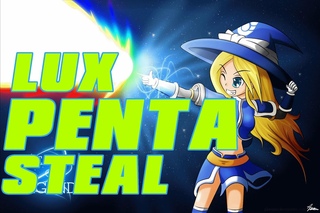 League Of Legends: Lux Penta Kill Steal