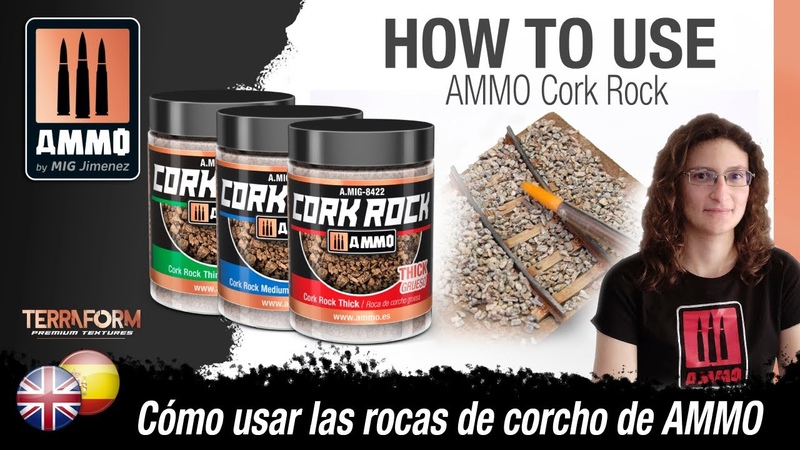 How To Use AMMO Cork Rock, Cómo usar las rocas de corcho de