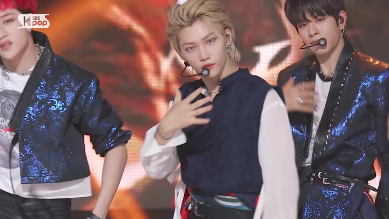 201011 Stray Kids Back Door ( Felix focus) SBS Inkigayo ( Official Face