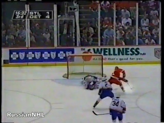 Sergei Fedorov's breakaway goal vs Blues (31 jan 1996)