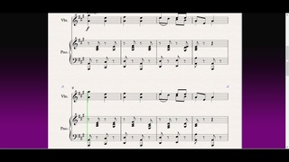 Словацкая народная песня 32 Slovak folk song(Скрипка+Ф-но)/(Violin+P-no)Скрипка 2 кл / Violin 2 gr