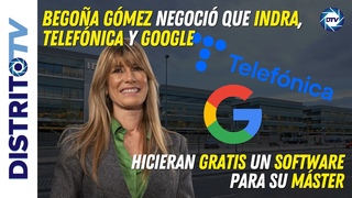 🔴Begoña Gómez negoció que Indra, Telefónica y Google hicieran gratis un software para su Máster🔴