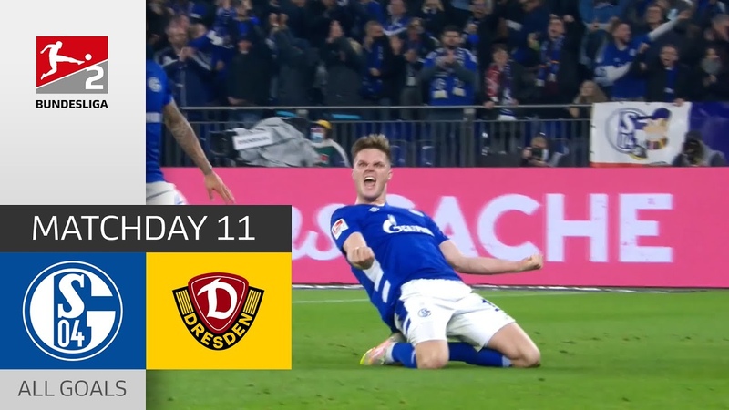 Schalke unbeatable, FC Schalke 04 Dynamo Dresden 3 0, All Goals, Matchday 11 Bundesliga