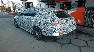 2020 MERCEDES-AMG CLA 35 SHOOTING BRAKE SPIED TESTING AT THE NRBURGRING