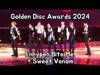 Golden Disc Awards 2024 GDA Jakarta Enhypen Bite Me, Sweet Venom Jungwon Sunghoon Jake Sunwoo Niki