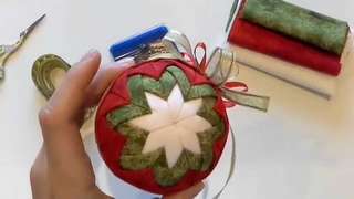 Новогодний шар в технике АРТИШОК: как это сделано:)
