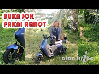 Satu Satunya Sepeda Listrik Buka Jok Pakai Remot