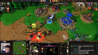 Infi (Orc) vs RaZZoRMaN (Orc) - WarCraft 3 - WC2811