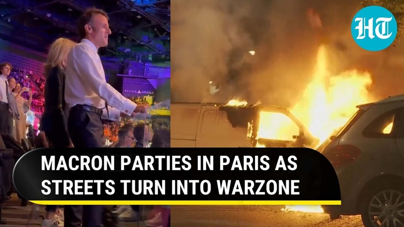 Disgrace: Macron Roasted For Dancing at Elton John Concert As France Burns in Violent