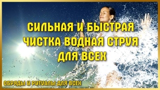 СИЛЬНАЯ И БЫСТРАЯ ЧИСТКА -  ВОДНАЯ СТРУЯ.    ДЛЯ ВСЕХ.   ВЕДЬМИНА ИЗБА.  ИНГА ХОСРОЕВА.