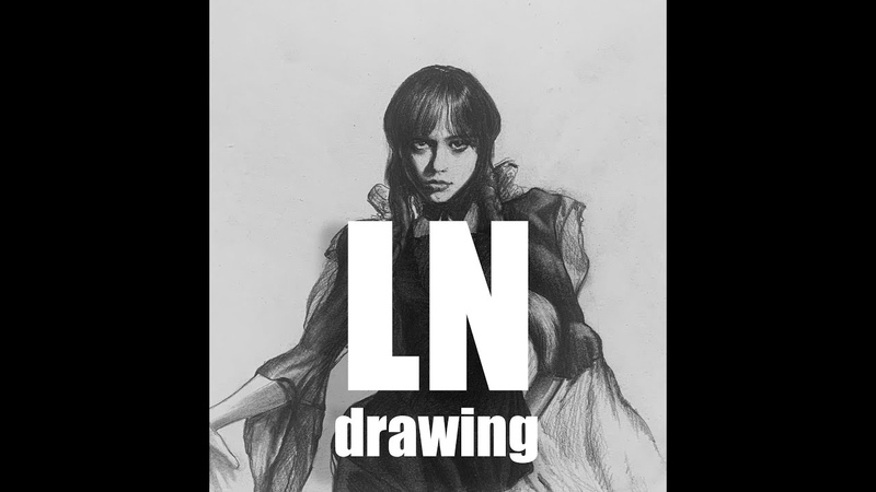 Pencil drawing of a girl